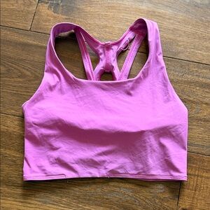 Lululemon Pink Purple Cosmic Sports Bra